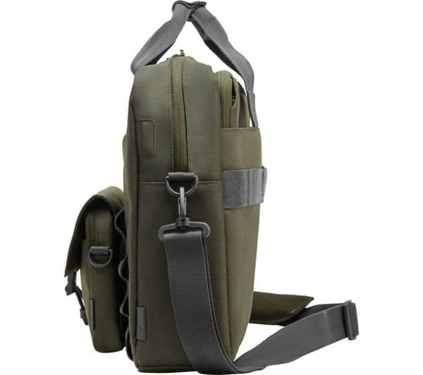 HP Modular 15.6" Laptop Bag with Sleeve & Pouch Grey & Green - Image 4