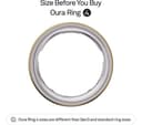 Oura Ring 4 Smart Ring - Gold, Size 8 thumbnail 4