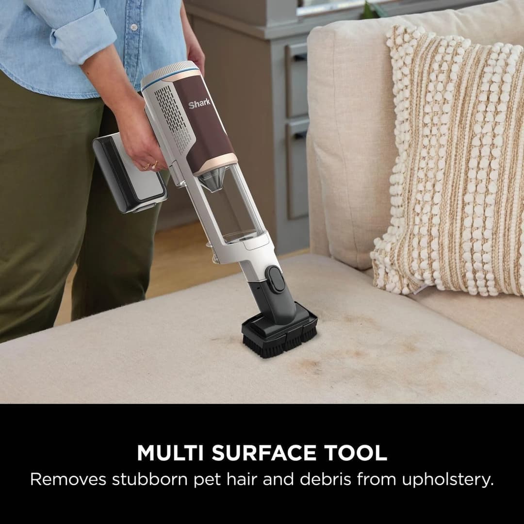 Shark BU3521UKTSB Cordless Vacuum White & Blue - Image 2