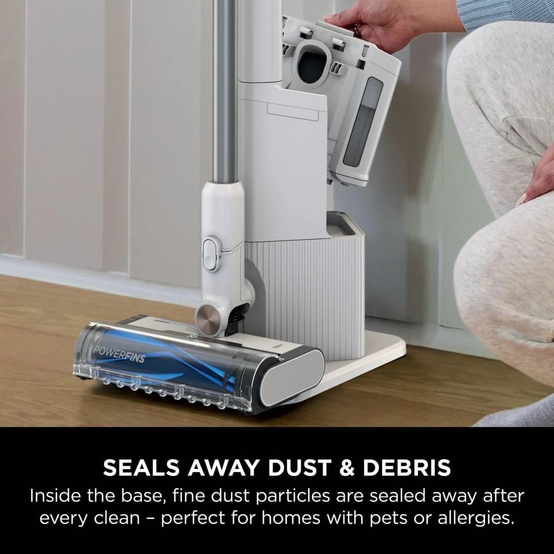 Shark BU3521UKTSB Cordless Vacuum White & Blue - Image 5