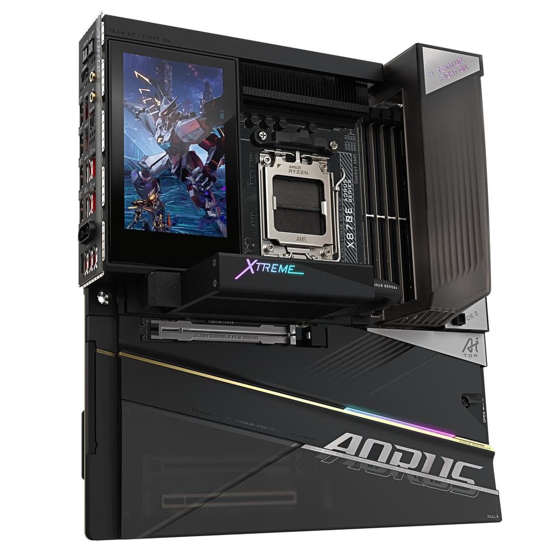 GIGABYTE X870E AORUS XTREME X3D AI TOP Motherboard - Supports AMD Ryzen 9000 Series CPUs, 24+2+2 phases VRM, up to 9000MHz DDR5 (OC), 2xPCIe 5.0 M.2 + 3xPCIe 4.0 M.2, WI-FI 7, 10GbE LAN, USB 4 - Image 4