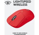 Logitech G PRO X Superlight Wireless Gaming Mouse - Red thumbnail 4