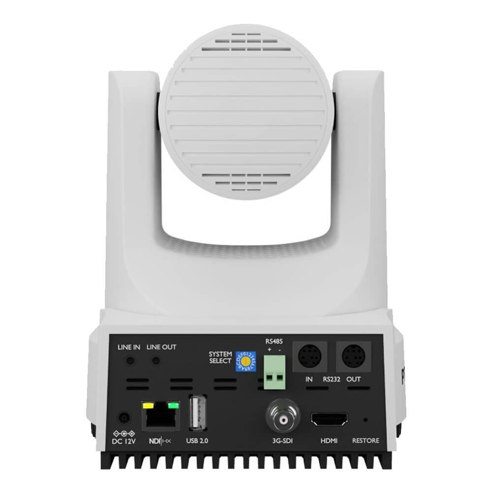 PTZOptics Move 4K 12X (PT12X-4K-WH-G3) NDI|HX3 PTZ Video Conferencing Camera - 4K 60 fps - 12x Optical Zoom - HDMI / 3G-SDI / USB 2.0 / IP - PoE+ - White - Image 2