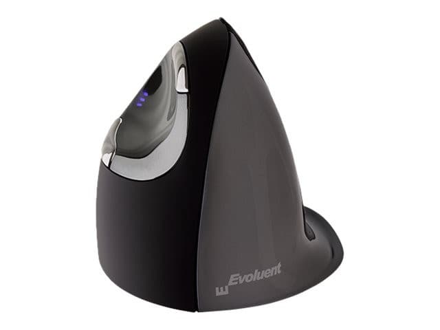 Evoluent VerticalMouse D Wireless Right-Handed Vertical Mouse, Laser, Grey - Large
