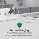 Plugable Technologies USB Data Blocker 5-Pack (USB-MC1-5X), Charge-Only USB-A Male to Female Adapter, Protects Against Juice Jacking at Public USB Ports, 1A Fast Charging, Android and Apple iOS thumbnail 2
