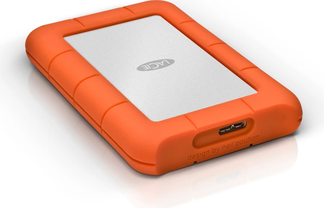 LaCie Rugged Mini 5TB Portable External Hard Drive USB 3.0 - Orange - Image 3