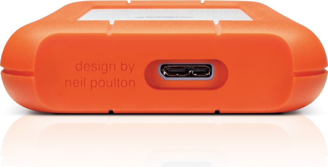 LaCie Rugged Mini 5TB Portable External Hard Drive USB 3.0 - Orange - Image 4