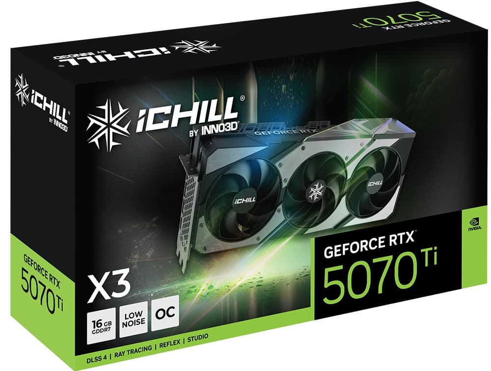INNO3D GeForce RTX 5070 Ti iCHILL X3 NVIDIA 16 GB GDDR7 Graphics Card - Image 2
