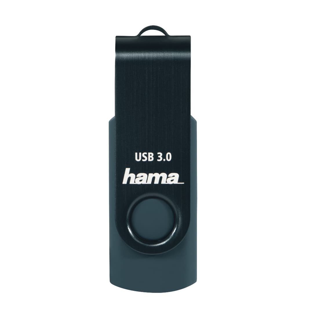 Hama Rotate USB 3.0 Flash Drive USB Type-A Petrol Blue - 256GB - Image 2
