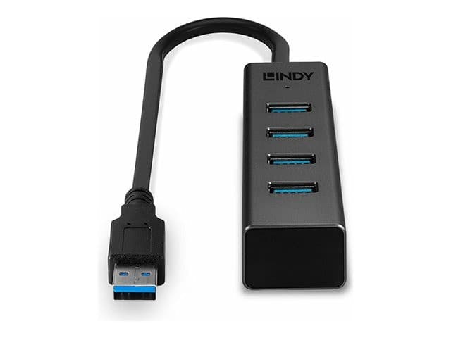 Lindy 4 Port USB 3.0 Hub Grey - Image 2
