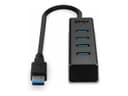 Lindy 4 Port USB 3.0 Hub Grey thumbnail 2