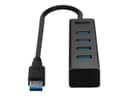 Lindy 4 Port USB 3.0 Hub Grey thumbnail 4