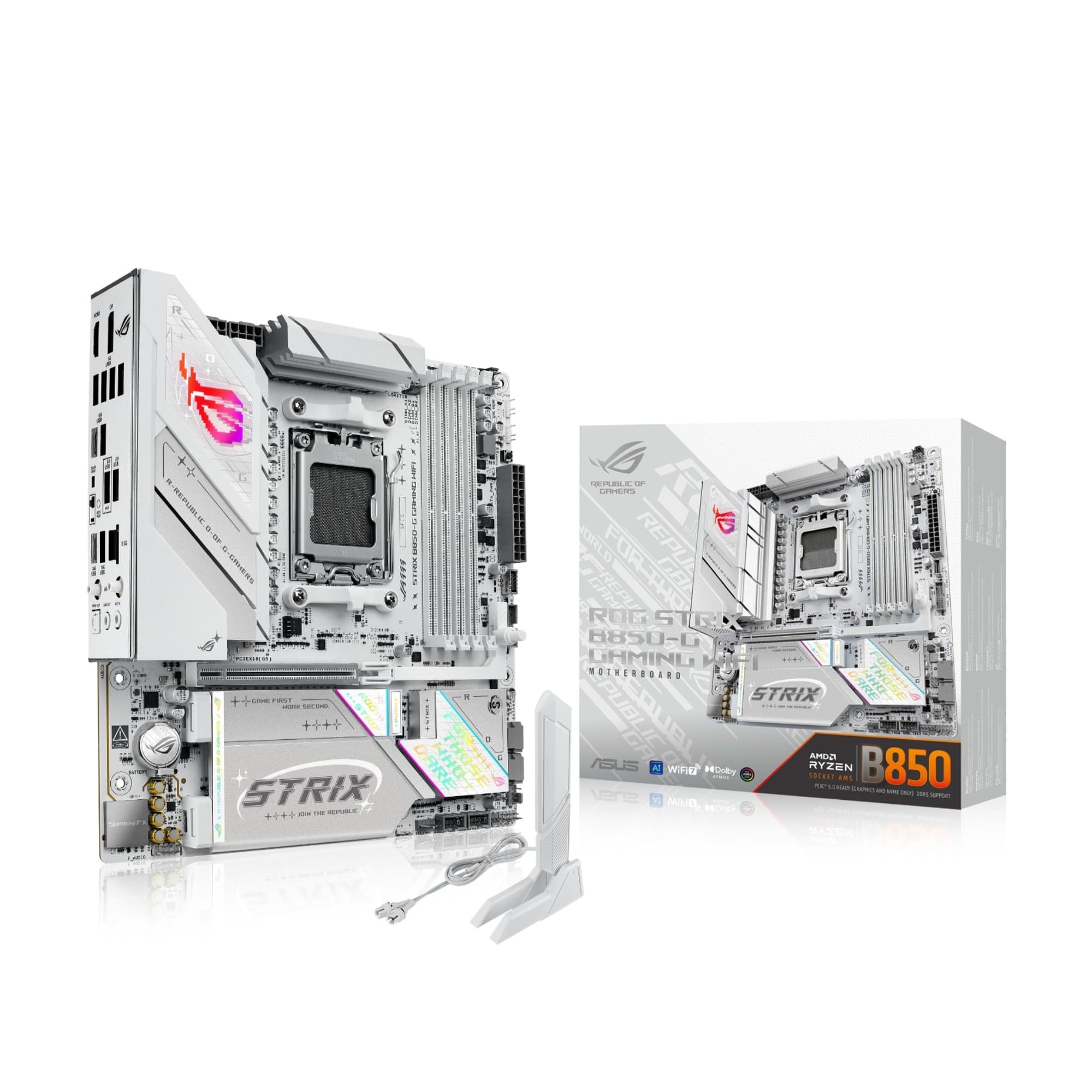 ASUS ROG STRIX B850-G GAMING WIFI AMD B850 AM5 Micro-ATX Motherboard