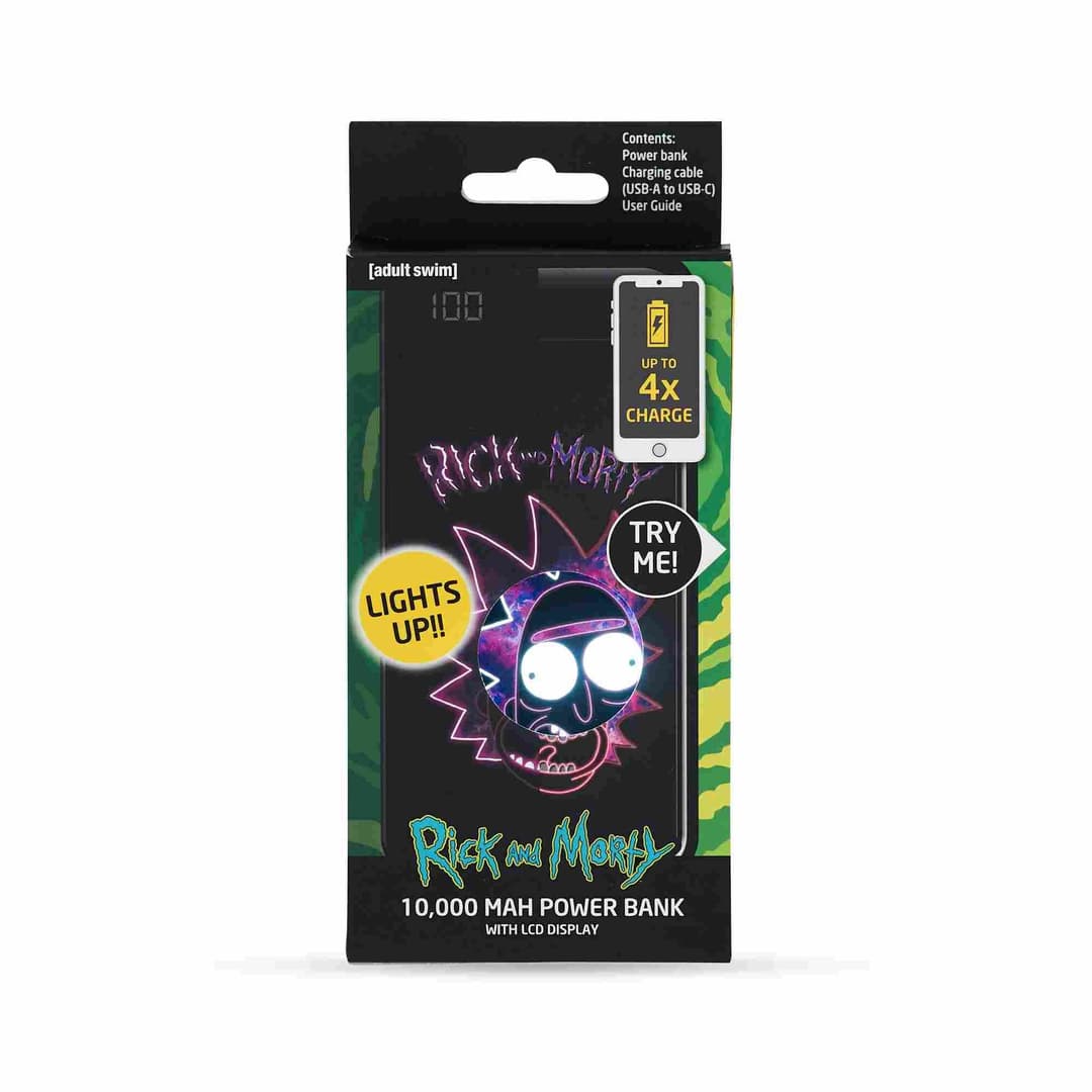 Rick and Morty Light-Up Power Bank 10,000mAh - Image 3