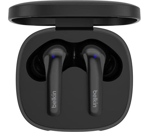 BELKIN SoundForm Motion True Wireless Bluetooth Earbuds with Wireless Charging Case (AUC010) - Black - Image 2