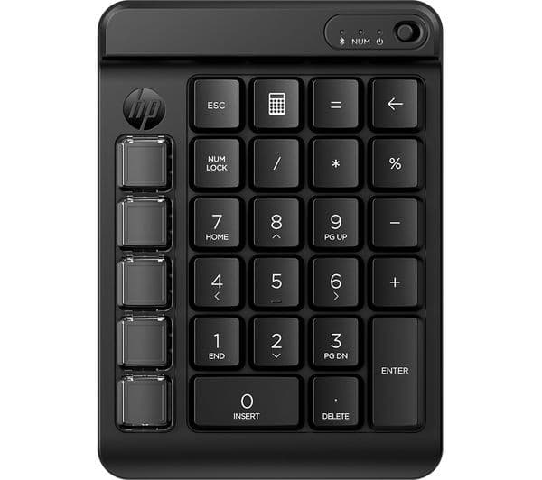 HP 430 Programmable Wireless Mechanical Keypad - Black (7N7C2AA)