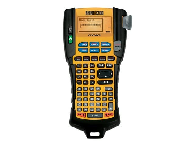 DYMO Rhino 5200 Hard Case Kit - Industrial Label Maker - B/W Thermal Transfer - 19mm Max Label Width - Image 2