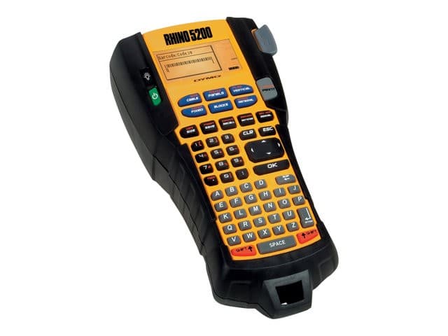 DYMO Rhino 5200 Hard Case Kit - Industrial Label Maker - B/W Thermal Transfer - 19mm Max Label Width - Image 3