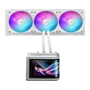 ASUS ROG Ryuo IV SLC 360 ARGB AIO Liquid CPU Cooler with AMOLED Display - White Edition thumbnail 1
