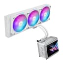 ASUS ROG Ryuo IV SLC 360 ARGB AIO Liquid CPU Cooler with AMOLED Display - White Edition thumbnail 2