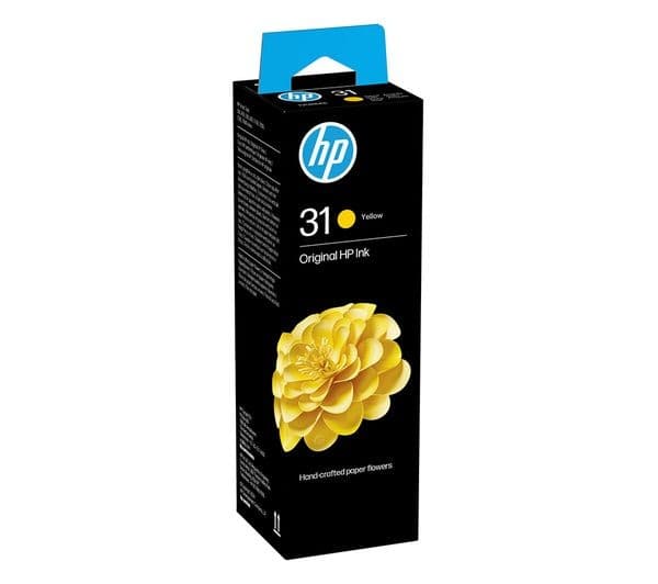 HP 31 Original Yellow Ink Bottle 70ml (1VU28AE)