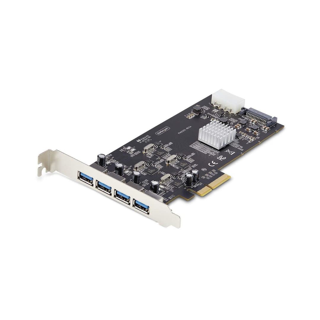 4-Port Usb Pcie Card, Usb 3.2 - Image 1