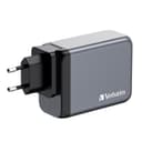 Verbatim GNC-200 GaN Charger 200W with 2 x USB-C PD 100W / 1 x USB-C PD 65W / 1 x USB QC 3.0 (EU/UK/US) thumbnail 3