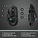 Logitech G502 Hero Wired Gaming Mouse - Black thumbnail 6