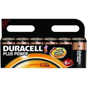 Duracell Plus Power C Single-Use Alkaline Batteries - Pack of 6 - Image 2
