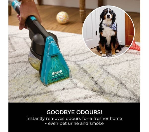 SHARK CarpetXpert HairPro Pet with StainStriker EX300UK Upright Carpet Cleaner - Silver & Fuchsia - Image 6