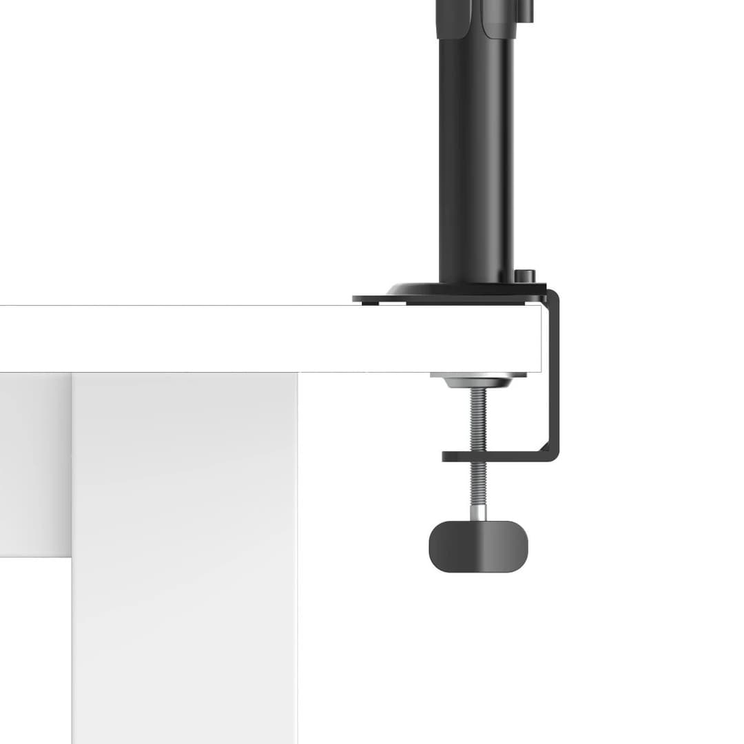 Hama Monitor Mount, 2 Monitors, Height-adjustable, Swivel/Tilt, 13" - 35", Black - Image 4