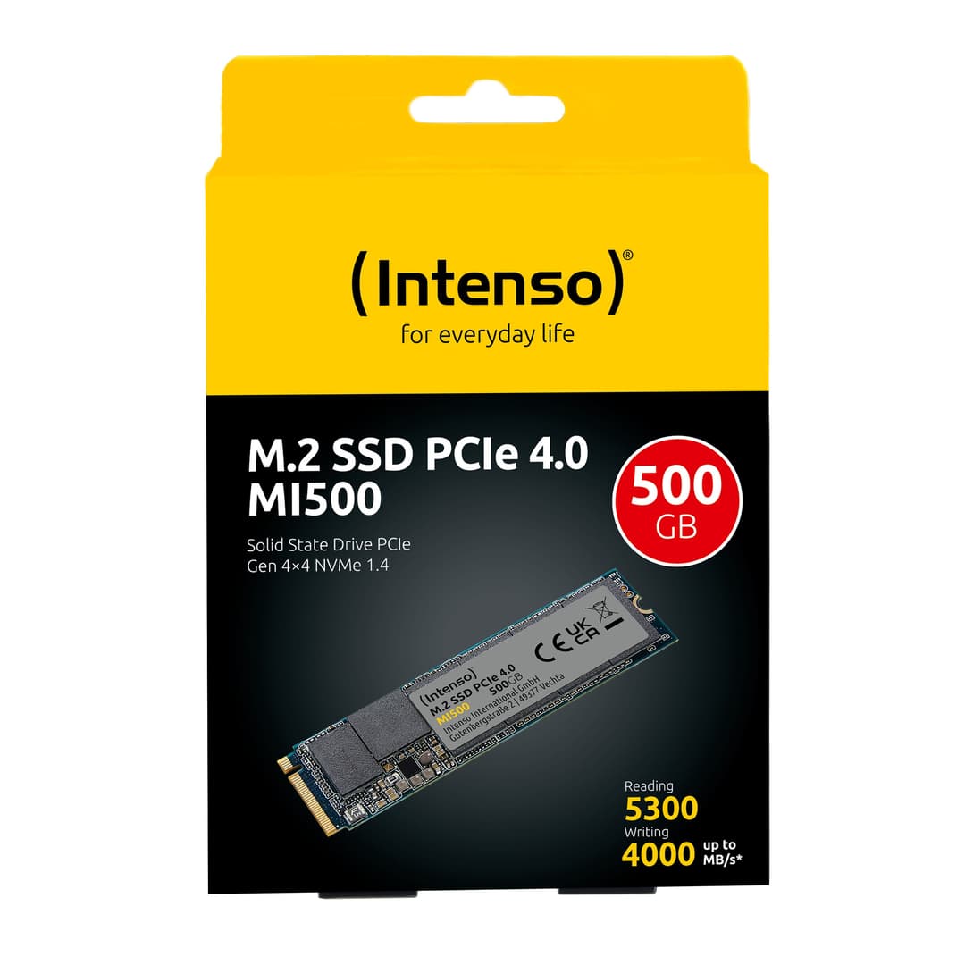 Intenso MI500 3836450 internal solid state drive M.2 2280 500 GB PCI Express 4.0 Gen4x4 NVMe 1.4 - Image 3