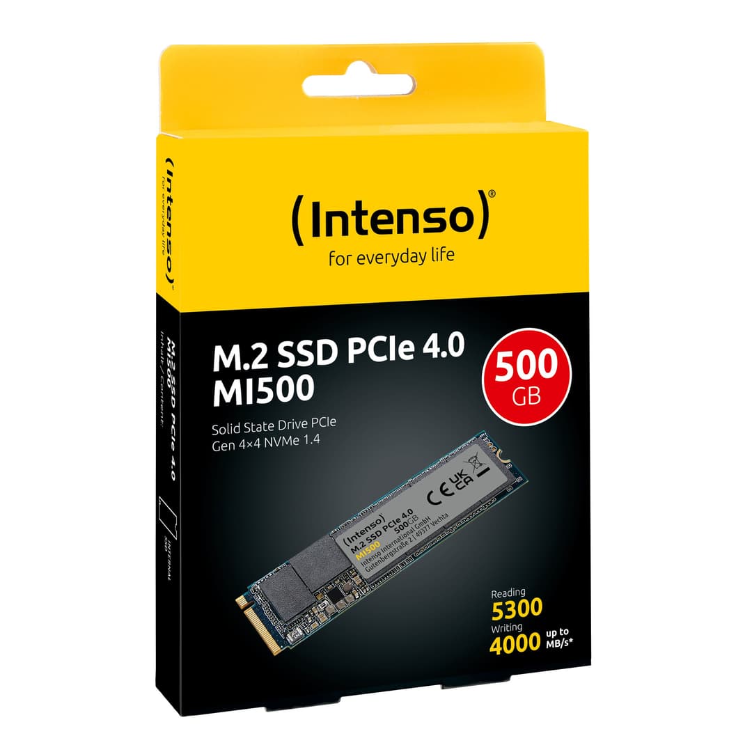 Intenso MI500 3836450 internal solid state drive M.2 2280 500 GB PCI Express 4.0 Gen4x4 NVMe 1.4 - Image 4