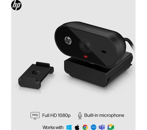 HP 320 Full HD Webcam Black - Image 4