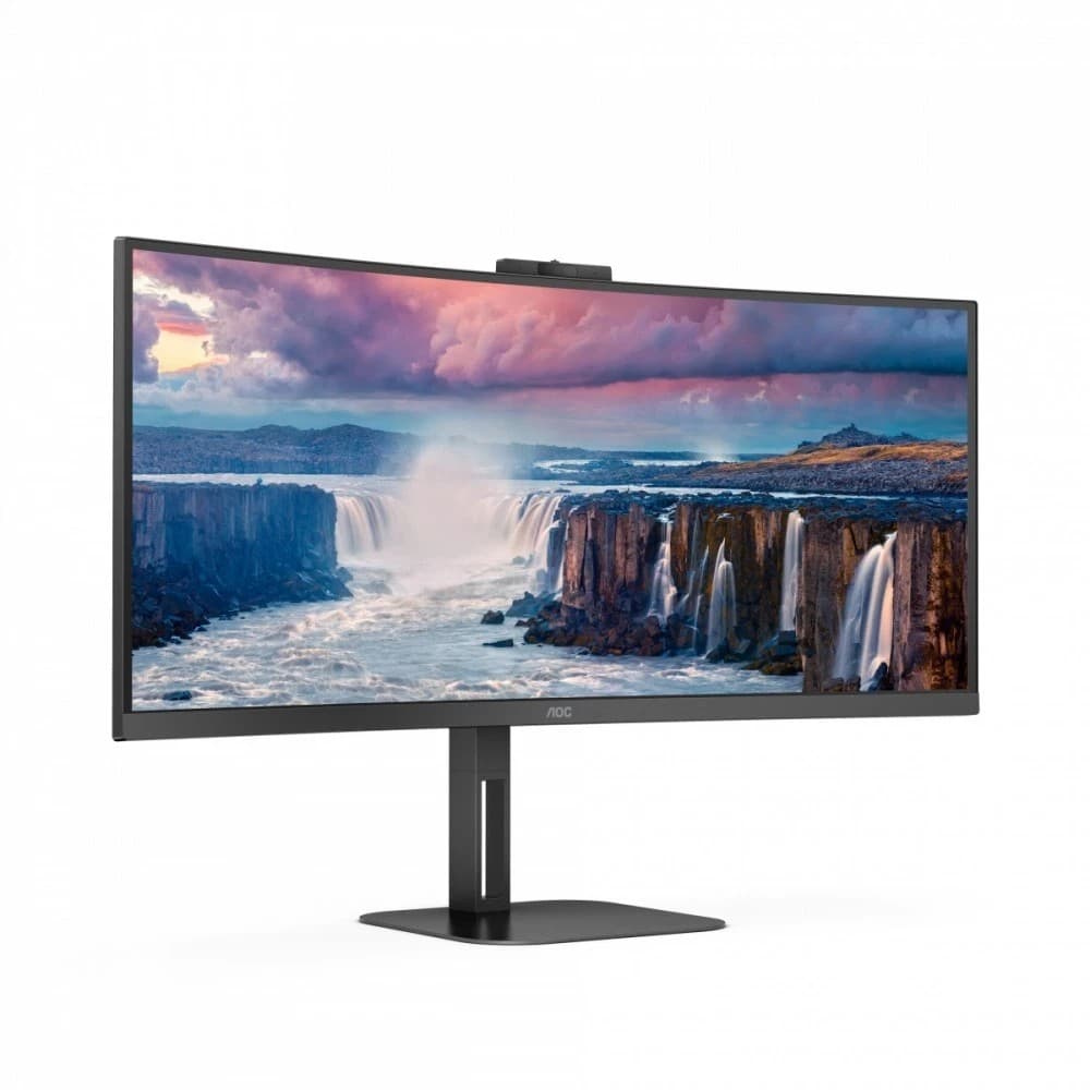 AOC CU34V5CW/BK V5 Series 34" Curved UWQHD 3440 x 1440 100Hz VA LED Monitor - HDR - Image 6