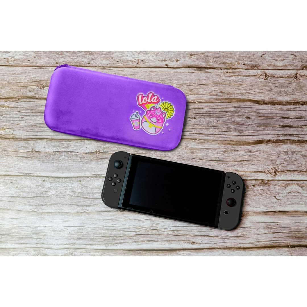 Squishmallows Cam The Cat Travel Case For Switch - Pink - Image 6