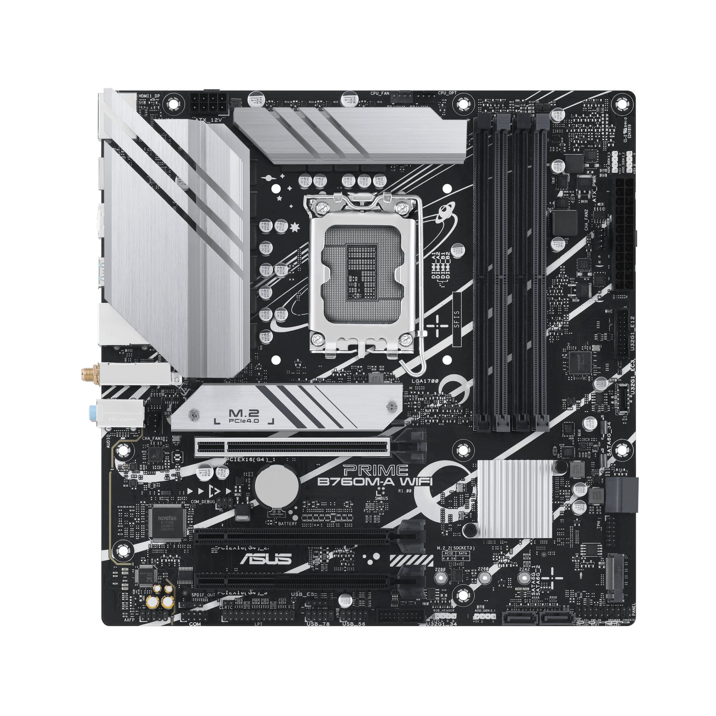 ASUS PRIME B760M-A WIFI Intel B760 LGA 1700 DDR5 micro ATX