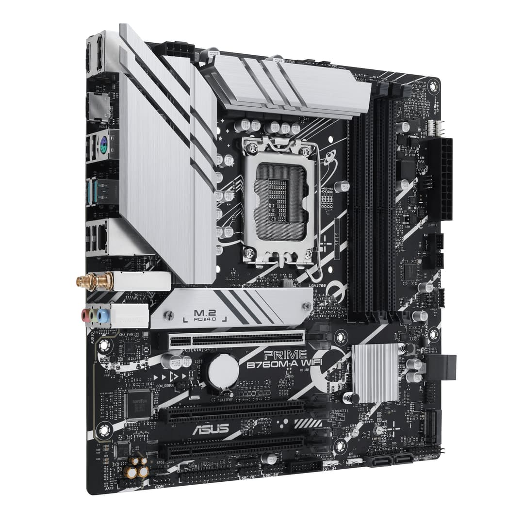 ASUS PRIME B760M-A WIFI Intel B760 LGA 1700 DDR5 micro ATX - Image 2