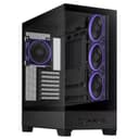 ASUS A31 PLUS TG ARGB Tempered Glass Mid Tower ATX Gaming PC Case - Black thumbnail 6