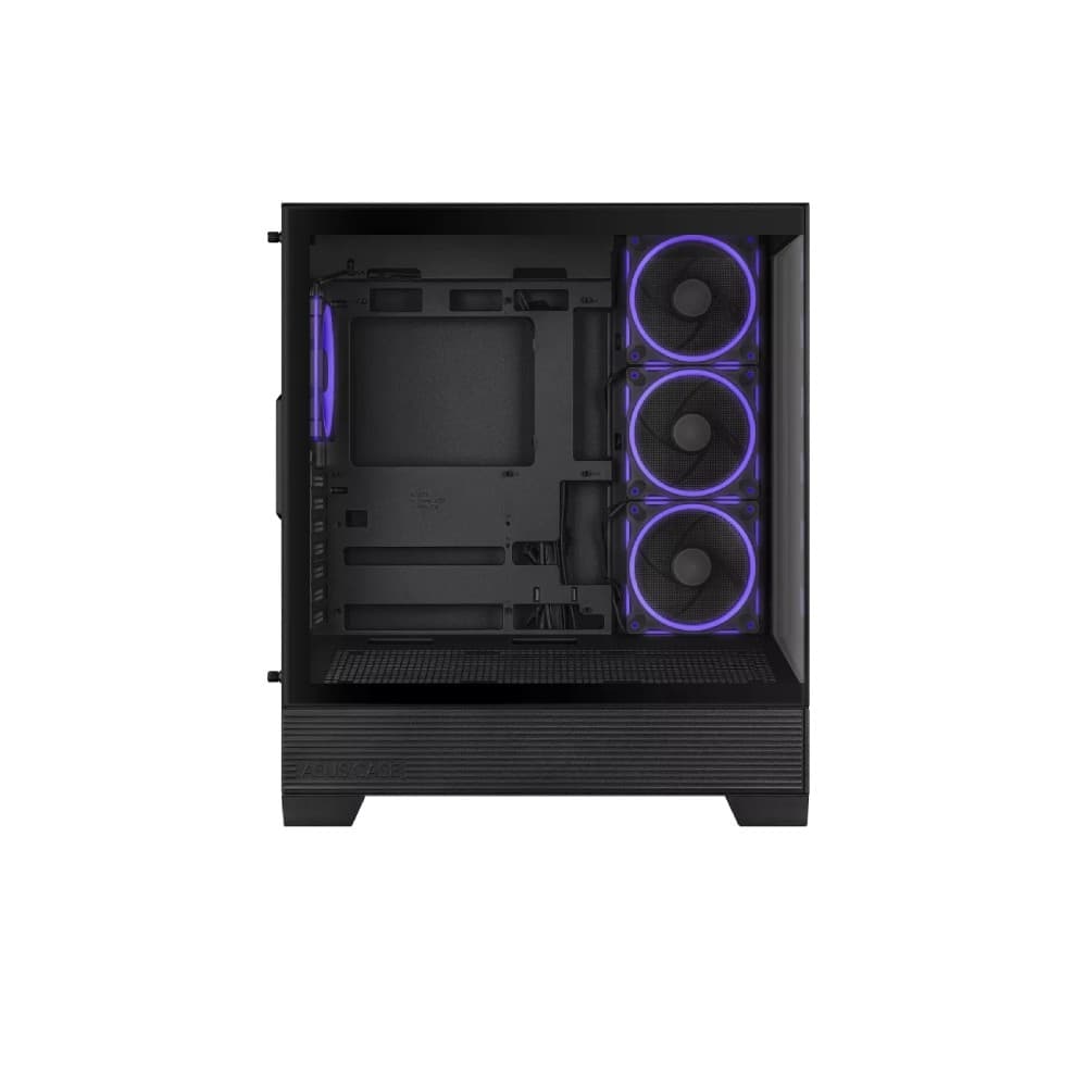 ASUS A31 PLUS TG ARGB Tempered Glass Mid Tower ATX Gaming PC Case - Black - Image 8