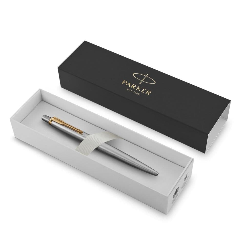 Parker Jotter Retractable Ballpoint Pen with Gold Trim - Image 1
