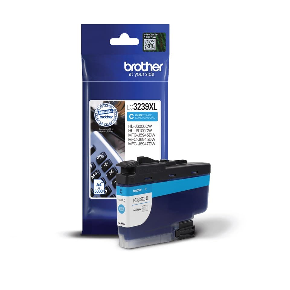Brother LC3239XLC ink cartridge 1 pc(s) Original High (XL) Yield Cyan 5,000 Pages - Image 3