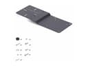 StarTech.com VESA Mounting Bracket for NUC/Thin Clients or Laptop Docking Stations - VESA 75x75/100x100 Compatible Steel Extension Plate - Black (DOCK-NUC-VESA-MOUNT) thumbnail 1