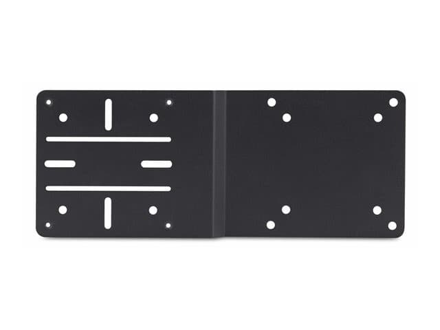 StarTech.com VESA Mounting Bracket for NUC/Thin Clients or Laptop Docking Stations - VESA 75x75/100x100 Compatible Steel Extension Plate - Black (DOCK-NUC-VESA-MOUNT) - Image 2