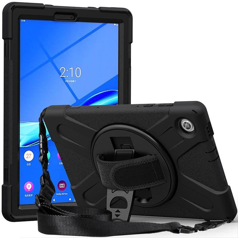 eSTUFF AUSTIN Defender Case for Lenovo Tab M10 HD (2nd Gen) TB-X306X - Black (ES681900-BULK)