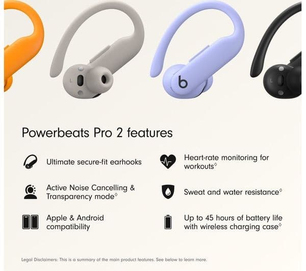 Beats Powerbeats Pro 2 Wireless Earbuds Noir - Image 2