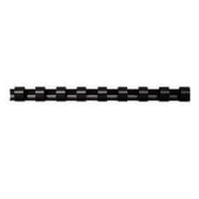 Fellowes Apex 6200301 Black Plastic Comb 8mm 100pk - Image 1