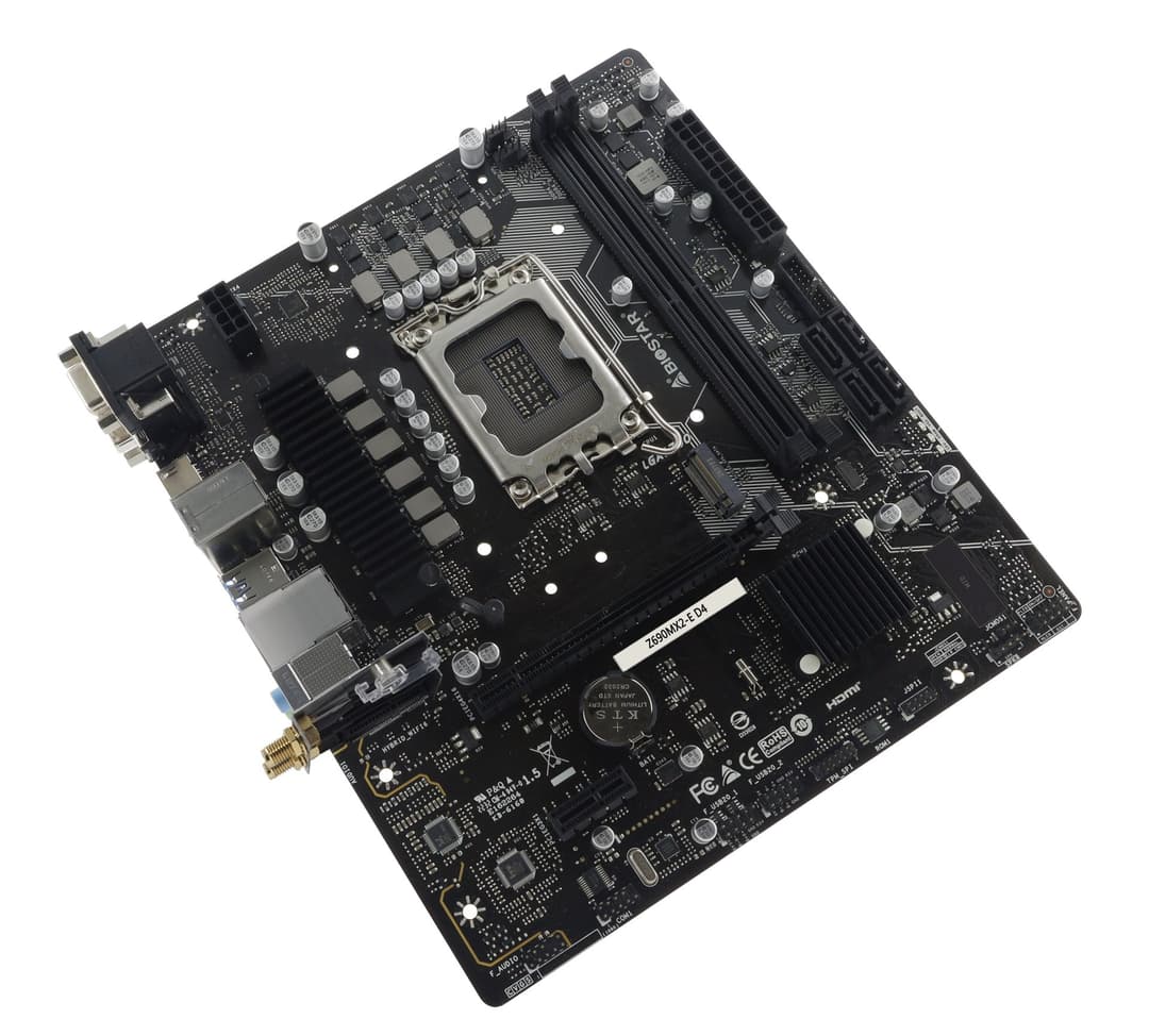 Biostar Z690MX2-E D4 Motherboard Intel Z690 LGA 1700 DDR4 Micro ATX - Image 2