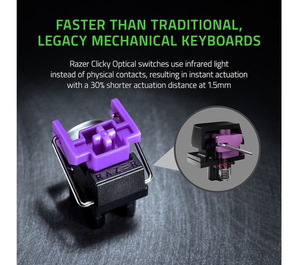 Razer Huntsman Mini Gaming Keyboard Black - Image 6