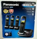 Panasonic KX-TGJ424EB Cordless Phone - Quad Handsets, Black thumbnail 3
